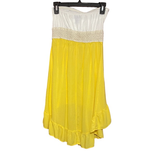 Wet Seal Woman’s Hi Lo Tunic Blouse Sleeveless Strapless Size Small - Picture 2 of 3